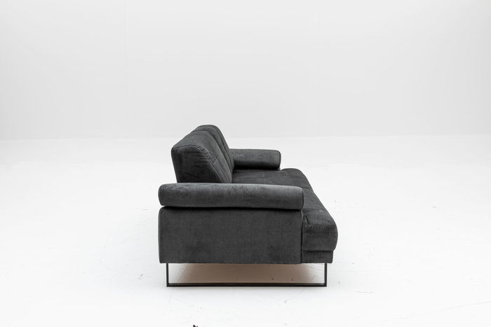 Atelier Del Sofa Mustang Sofá cama de 3 plazas Antracita